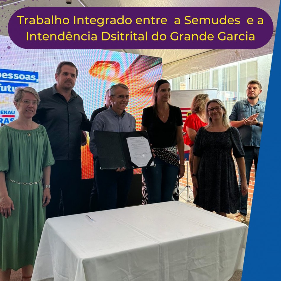 Semudes e Intendência Distrital do Grande Garcia firmam parceria para cumprimento de medidas socioeducativas