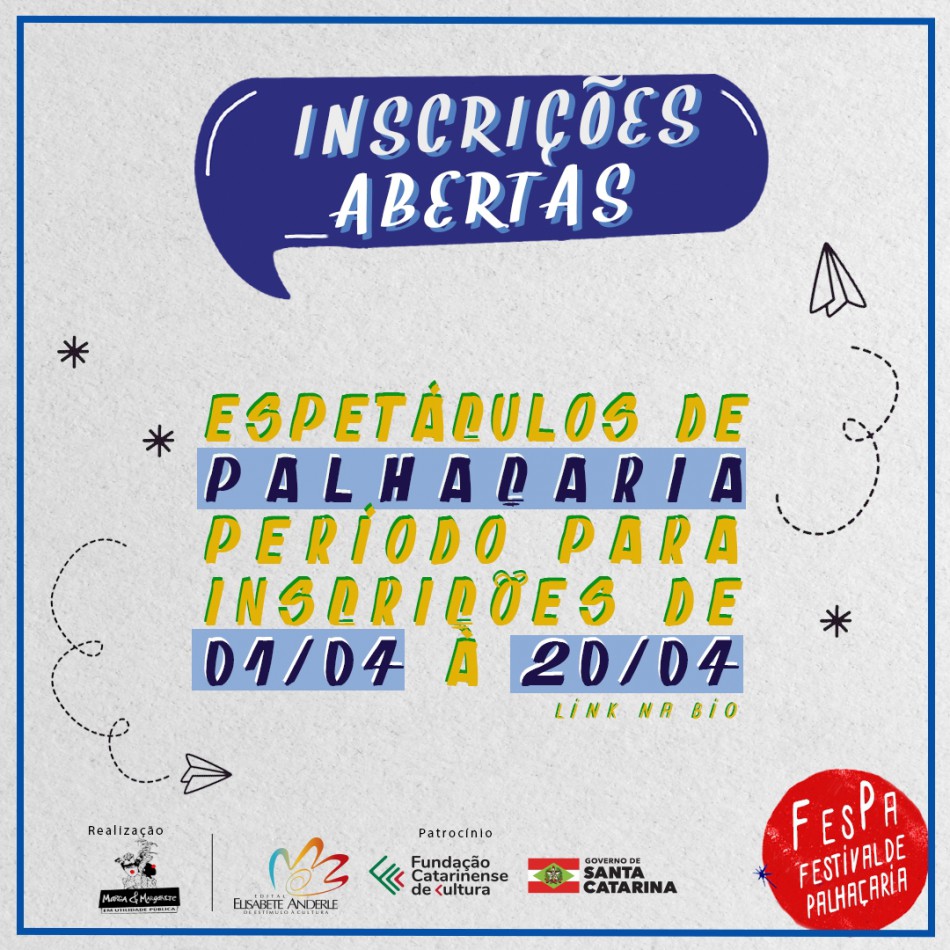 Festival de Palhaçaria seleciona espetáculos