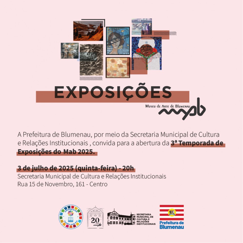 Museu de Arte de Blumenau divulga as atrações da 3ª Temporada de Exposições do ano