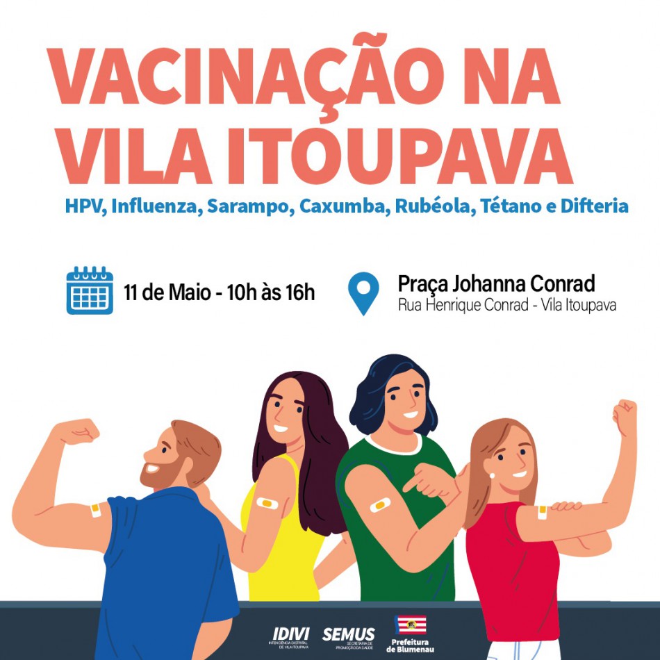 Feirinha da Vila conta com ponto de vacinação
