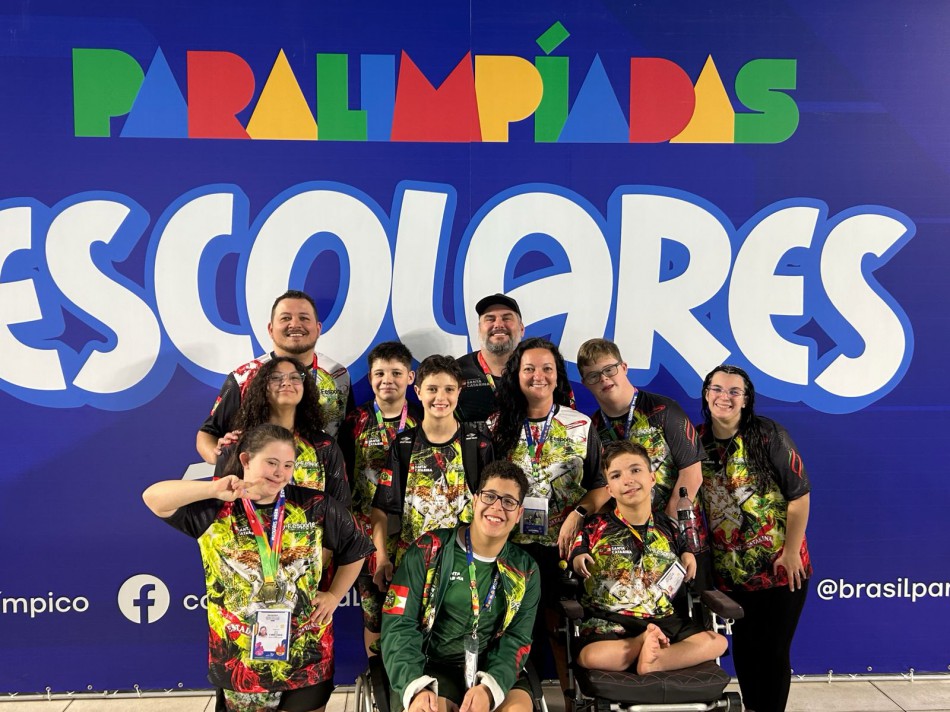 Blumenauenses conquistam medalhas e recordes nas Paralimpíadas Escolares 2025