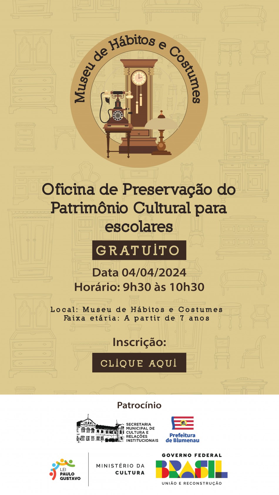 Crianças conhecem técnicas que preservam objetos históricos