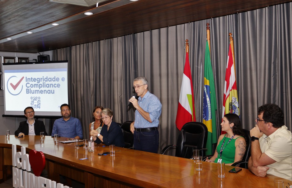 Prefeitura de Blumenau lança o Plano Municipal de Integridade e Compliance no município