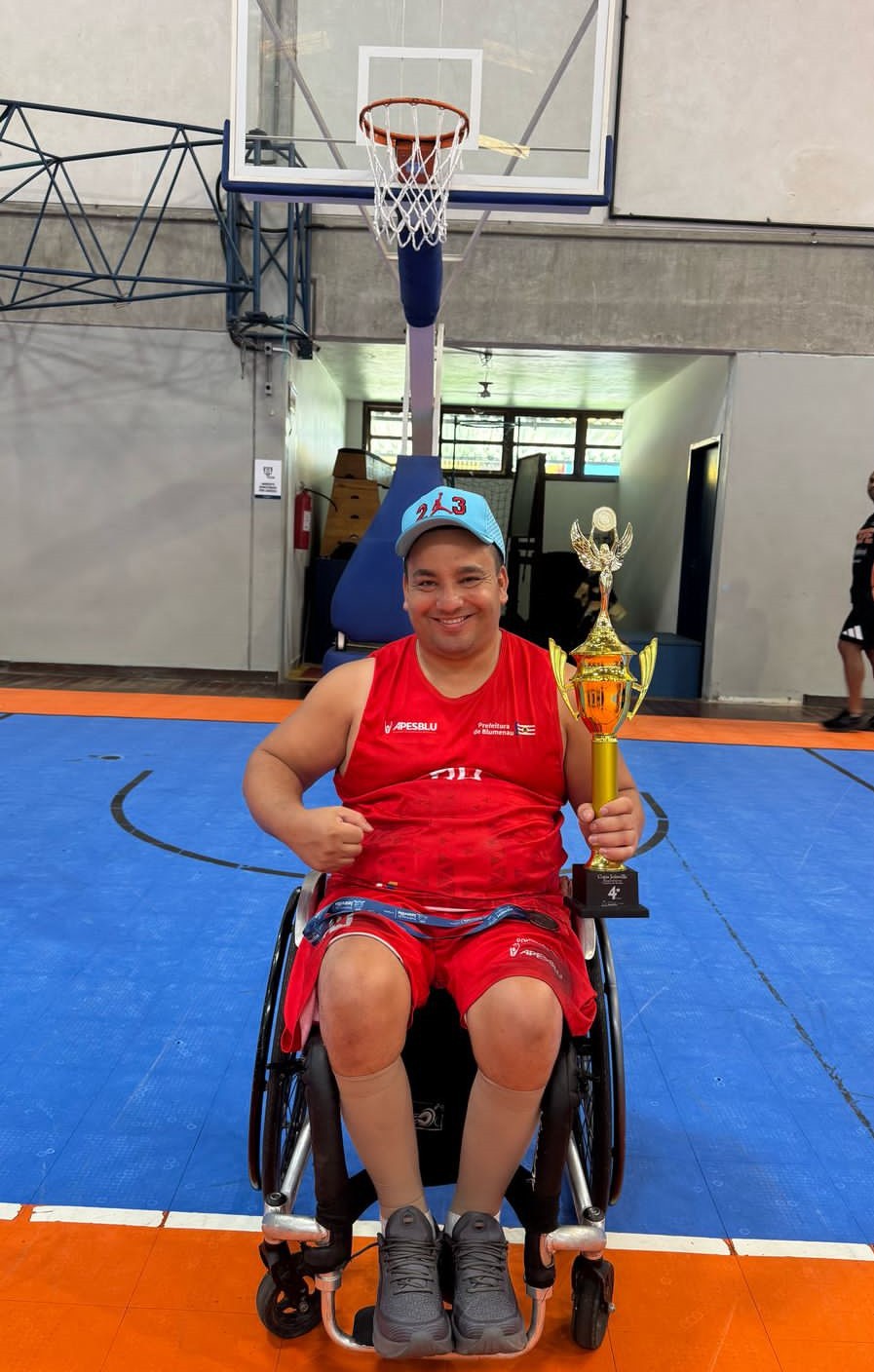 Blumenau disputa primeira competição do ano no basquete em cadeira de rodas