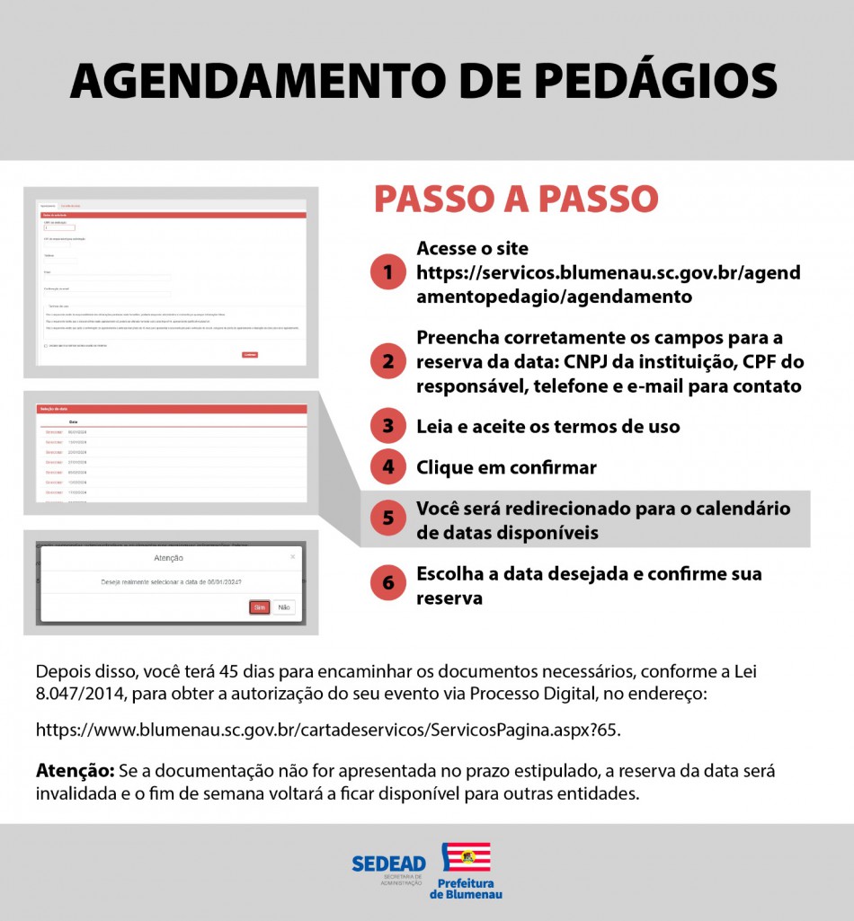 Agendamento de pedágios para 2025 abre na próxima semana