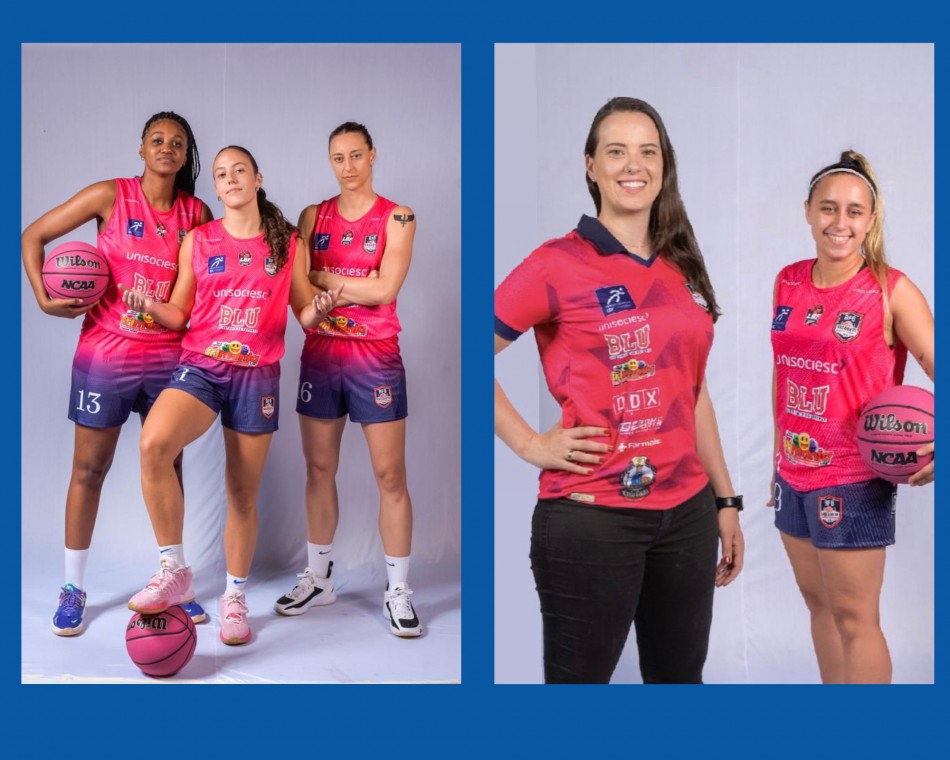 Três atletas do basquete feminino de Blumenau são convocadas para Seleção Brasileira
