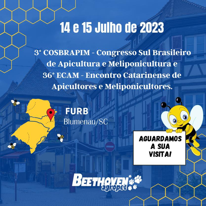 Blumenau é palco do encontro sul brasileiro de apicultores e meliponicultores