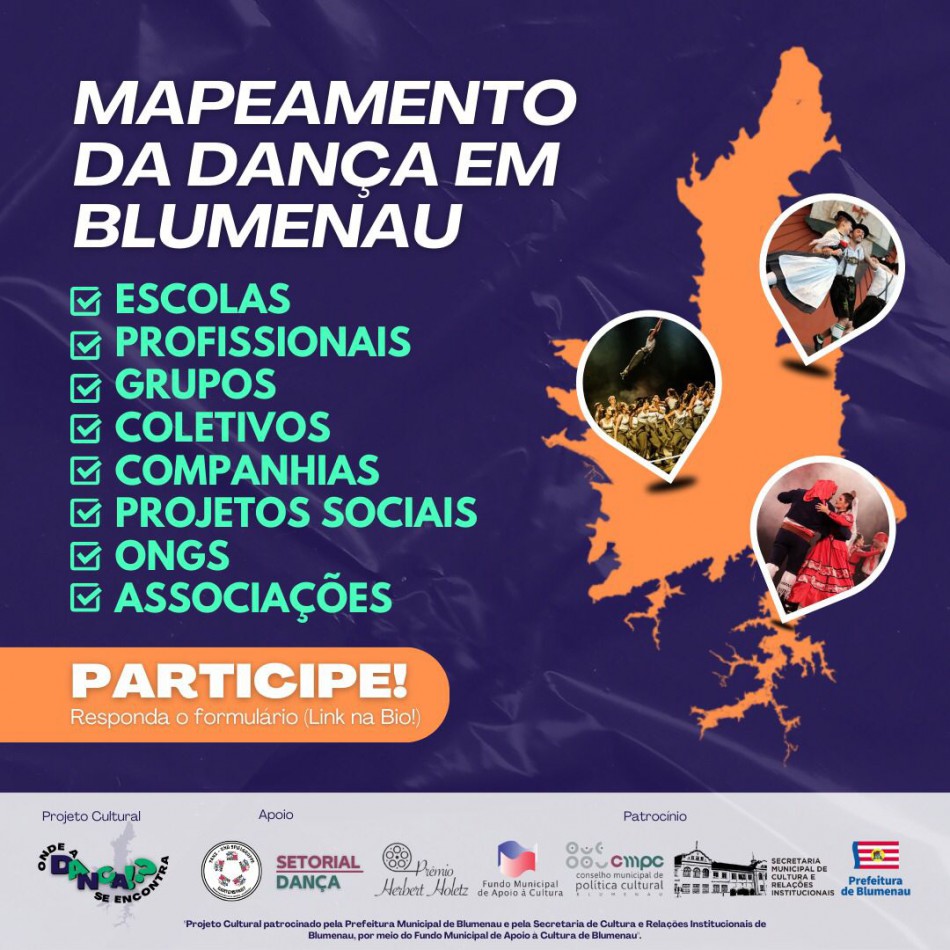Blumenau lança portal para mapear segmento da dança