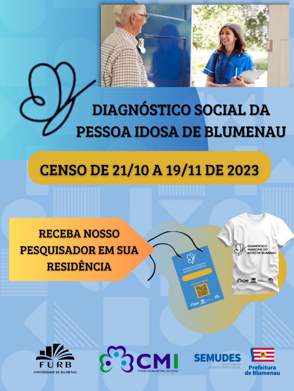 Pesquisa de campo do Diagnóstico Social da Pessoa Idosa inicia nesta segunda-feira
