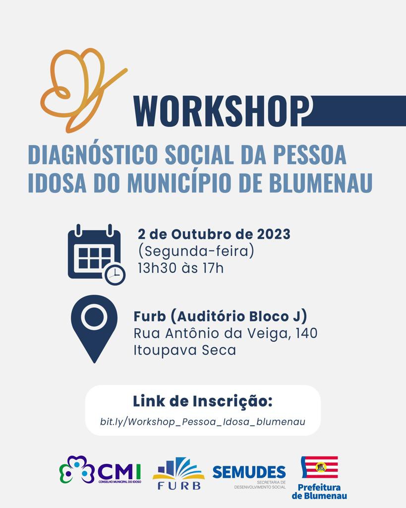 Prefeitura apresenta análise inicial do Diagnóstico Social da População Idosa de Blumenau