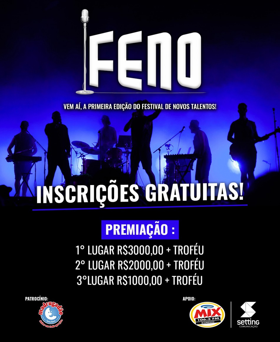 Festival de Novos Talentos recebe inscrições de bandas