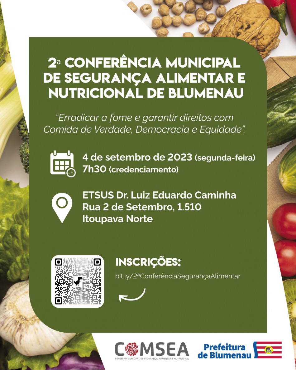 Semudes e Comsea promovem a 2ª Conferência Municipal de Segurança Alimentar e Nutricional