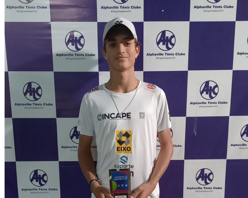 Promessa do tênis blumenauense é campeão da Juniors Cup