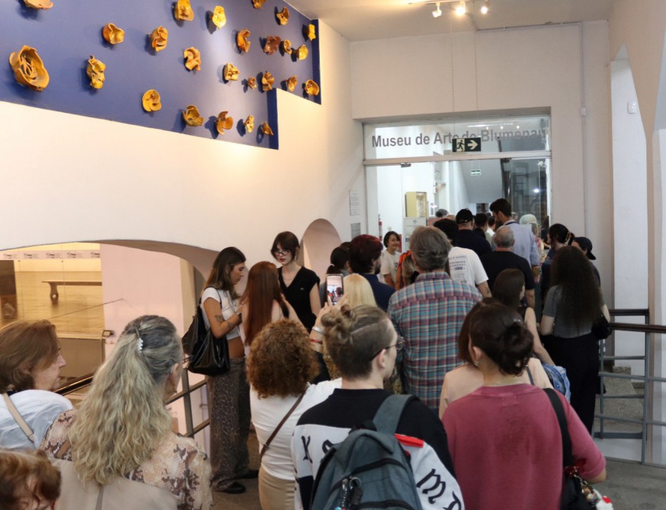 Mais de 1 mil pessoas prestigiam o Museu de Arte de Blumenau durante o Mês dos Museus