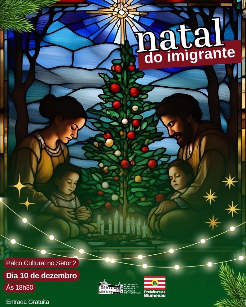 Natal do Imigrante terá apresentação de coral italiano nesta quarta-feira, dia 10