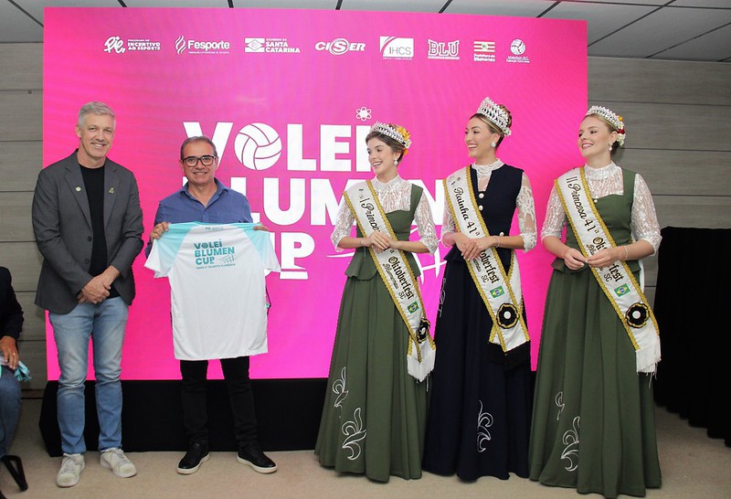 Blumenau recebe a Vôlei Blumen Cup com mais de 1,1 mil atletas em junho