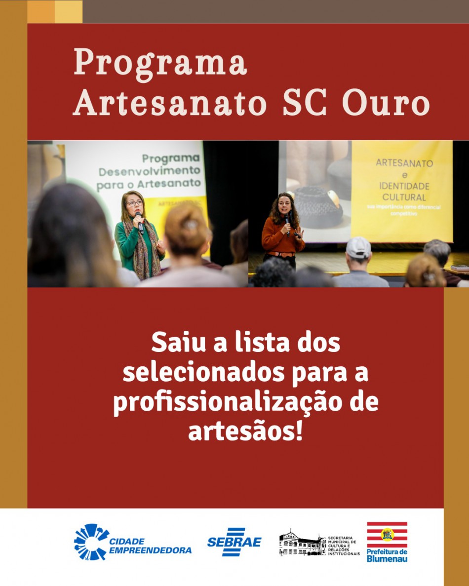 Secretaria de Cultura divulga os artesãos selecionados para participar de programa de capacitação