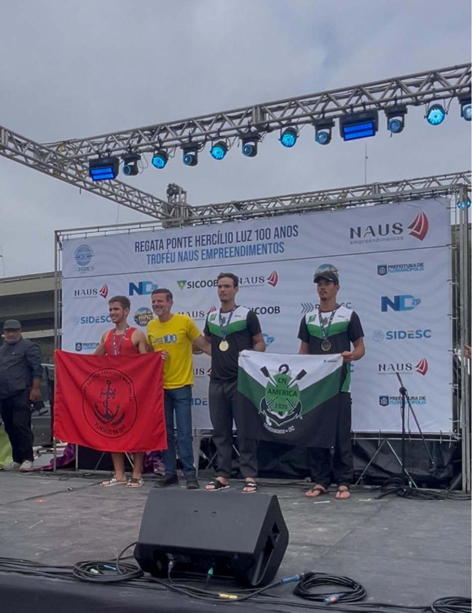 Equipe de remo de Blumenau conquista seis medalhas na 2ª etapa do Estadual