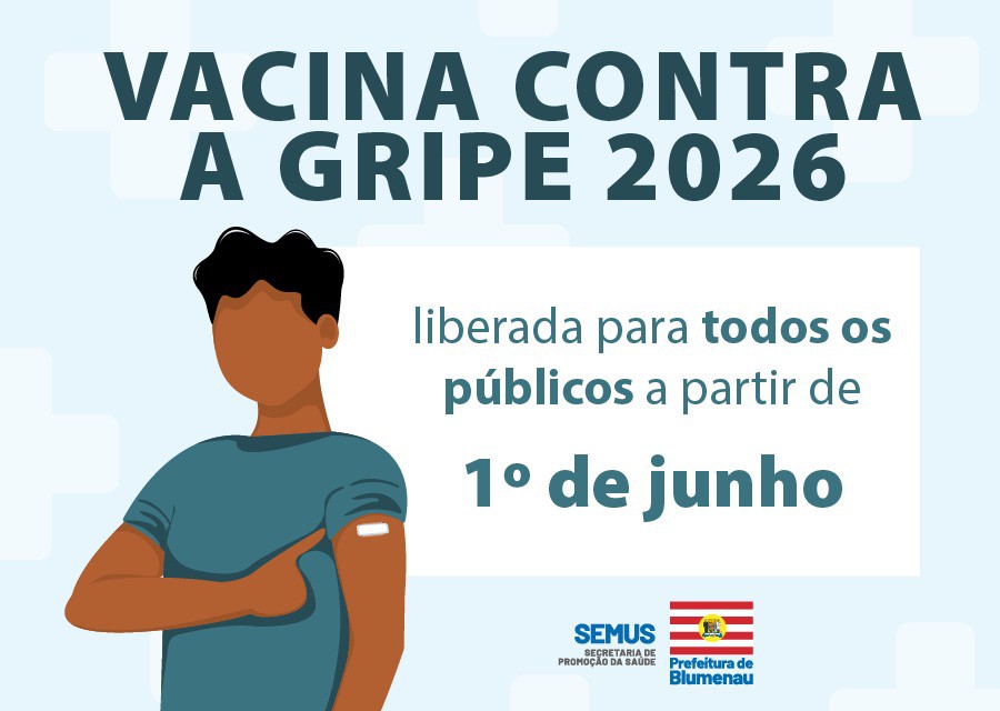 Vacinação contra a gripe é liberada para toda a população a partir de segunda-feira, dia 1º