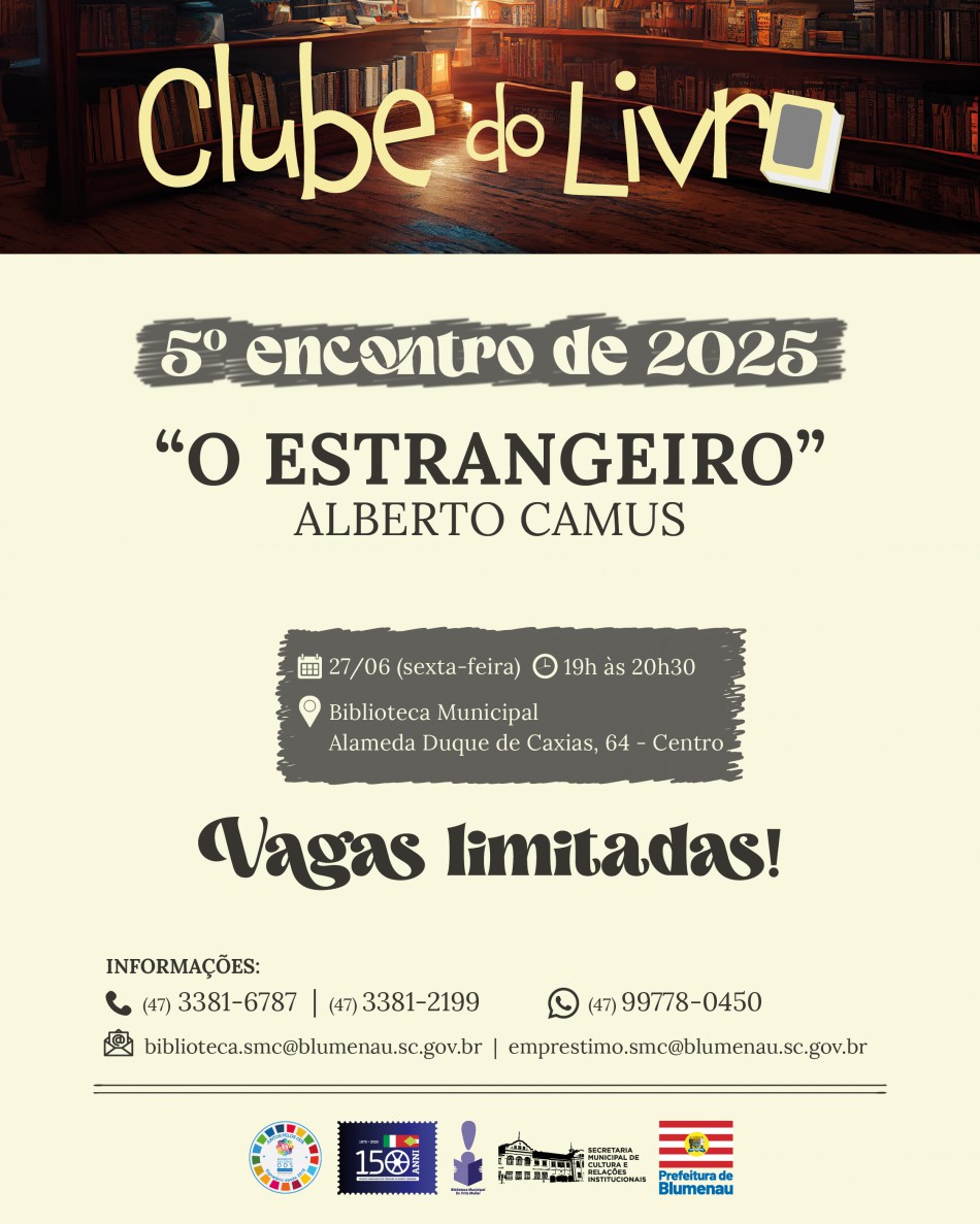 Clube do Livro debate obra do escritor franco-argelino Albert Camus
