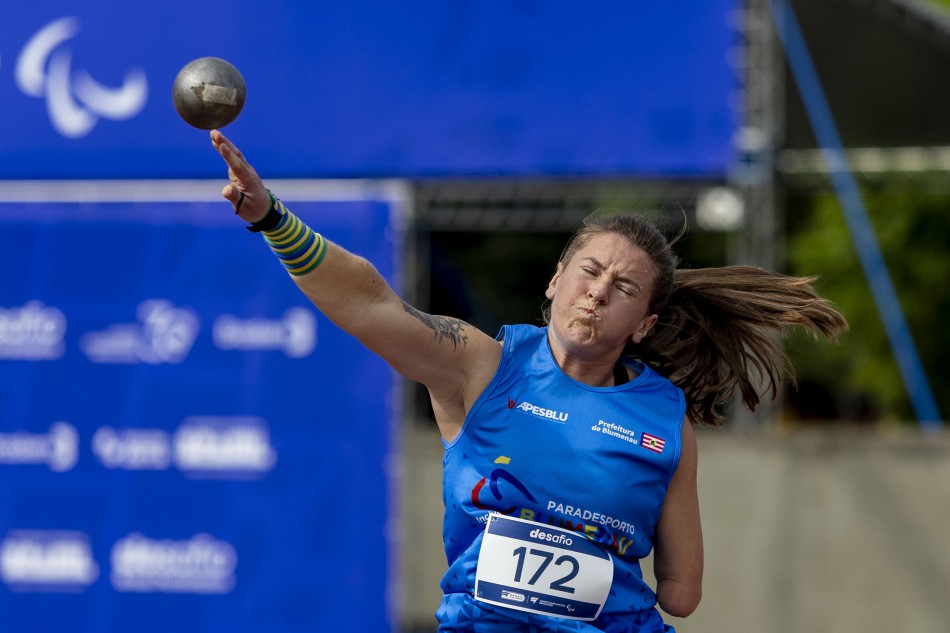 Paratleta do atletismo de Blumenau é convocada para os Jogos Parasul-Americanos de Valledupar 2026