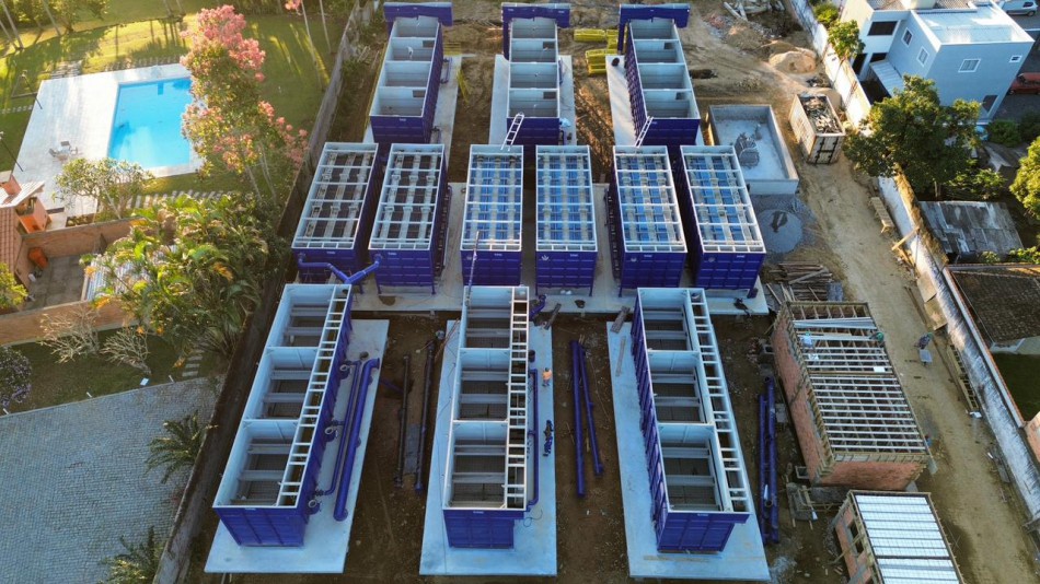 Obras da ETA 5 avançam e atingem 60% do total