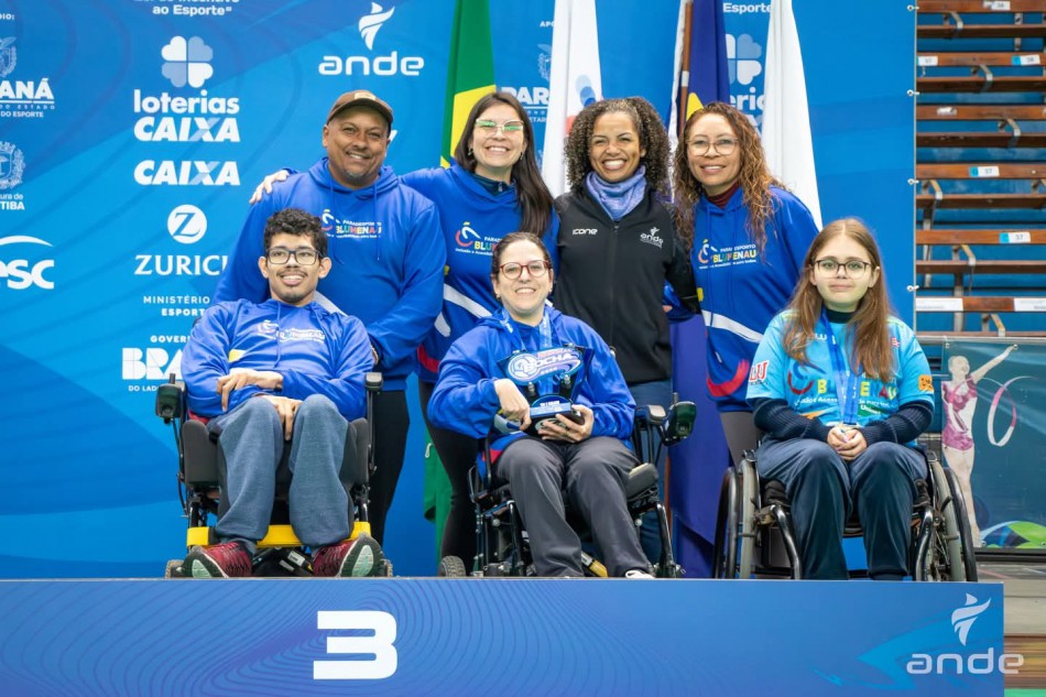 Bocha paralímpica de Blumenau conquista dois títulos no Regional Sul e garante vaga no Campeonato Brasileiro