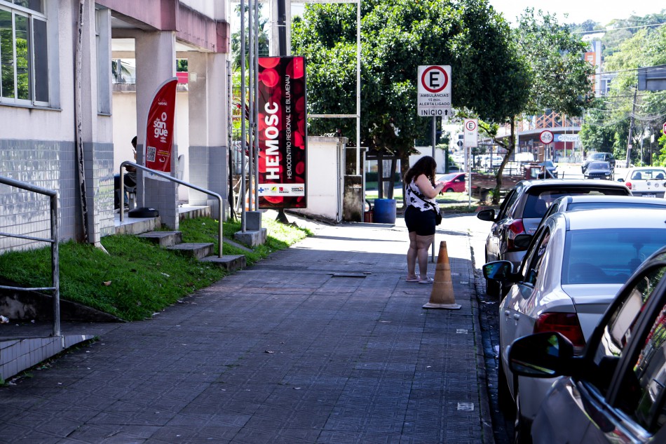 Mais de 1,7 mil doadores de sangue já utilizaram as vagas gratuitas em frente ao Hemosc