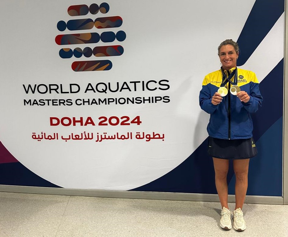 Nadadora de Blumenau representará o Brasil nos Jogos Mundiais Masters no Taiwan