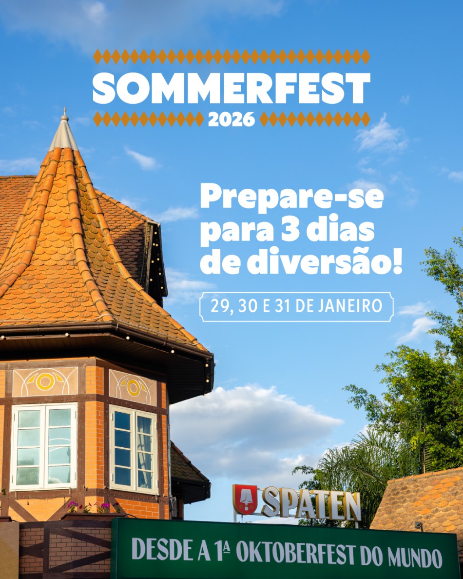 Sommerfest divulga programação gratuita de 29 a 31 de janeiro