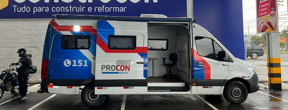 Procon Móvel atende em maio os bairros Itoupava Central, Velha Central, Itoupava Norte e Água Verde