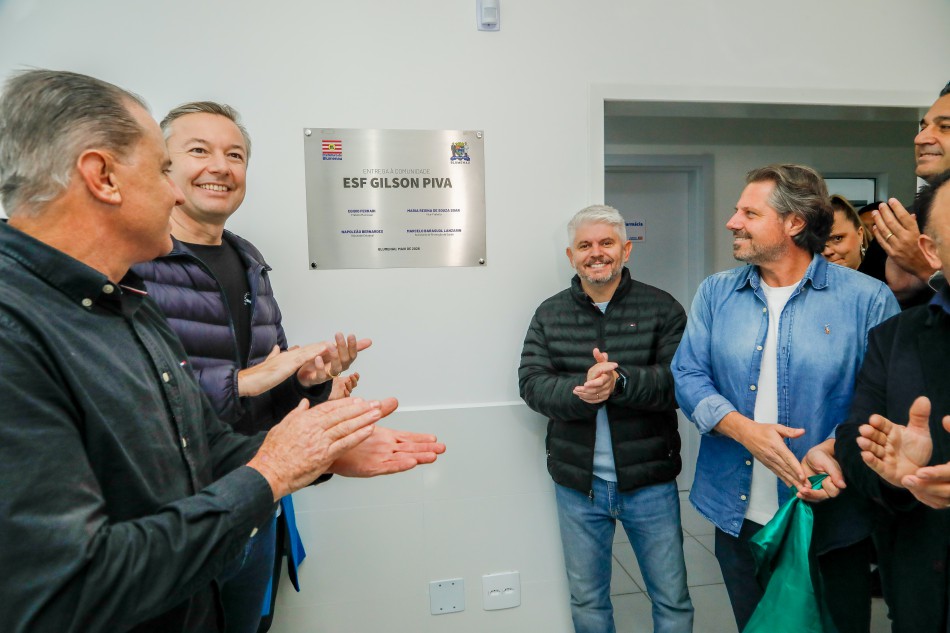 Prefeitura de Blumenau entrega reforma da ESF Gilson Piva, na Itoupavazinha