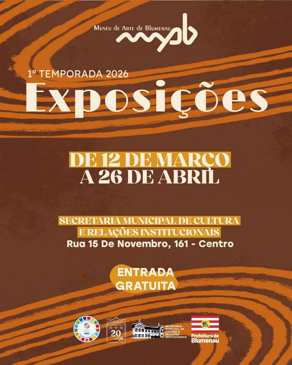 Museu de Arte de Blumenau abre 1ª Temporada de Exposições no dia 12 de março