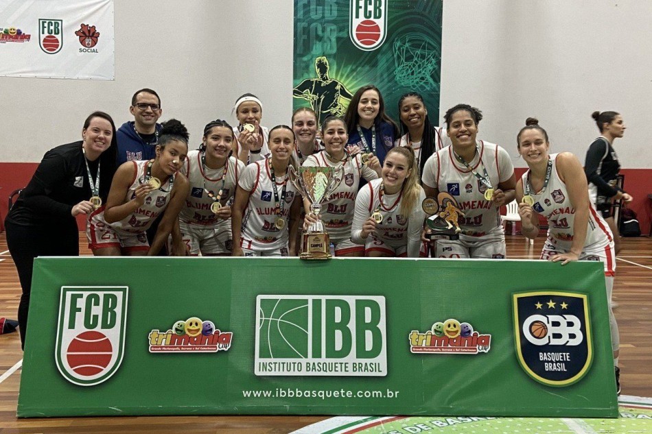 Blumenau conquista título no basquete e medalhas em diversas modalidades durante o fim de semana