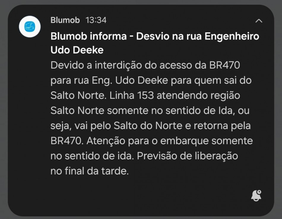 Comunicação entre passageiros e transporte público de Blumenau  é ampliada
