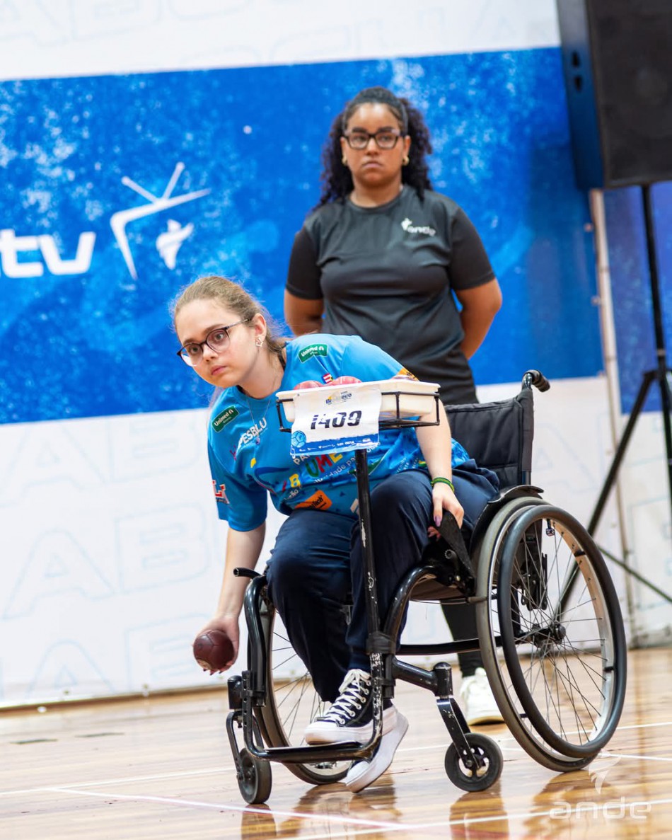 Atleta de Blumenau é vice-campeã brasileira de bocha paralímpica