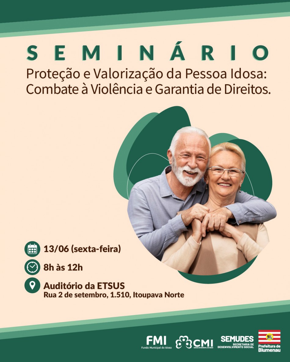 Proteção e valorização da pessoa idosa é tema de seminário em Blumenau