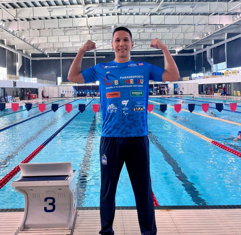 Blumenauense é medalha de ouro nos Jogos Pan-Americanos de Surdos