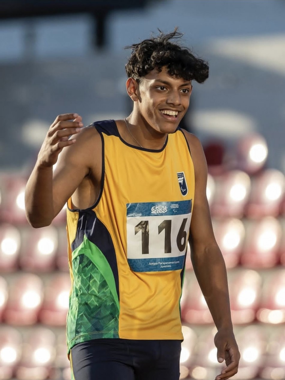 Paratleta blumenauense conquista três medalhas de prata no Parapan de Jovens 2025