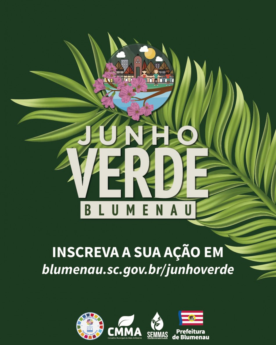Prefeitura de Blumenau abre as inscrições para a Junho Verde