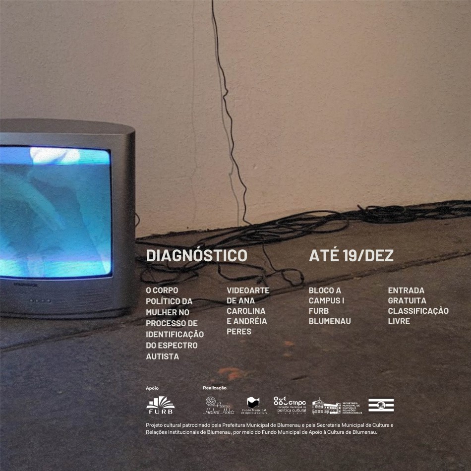 Videoarte "Diagnóstico" fica em exibição na Furb até dia 19