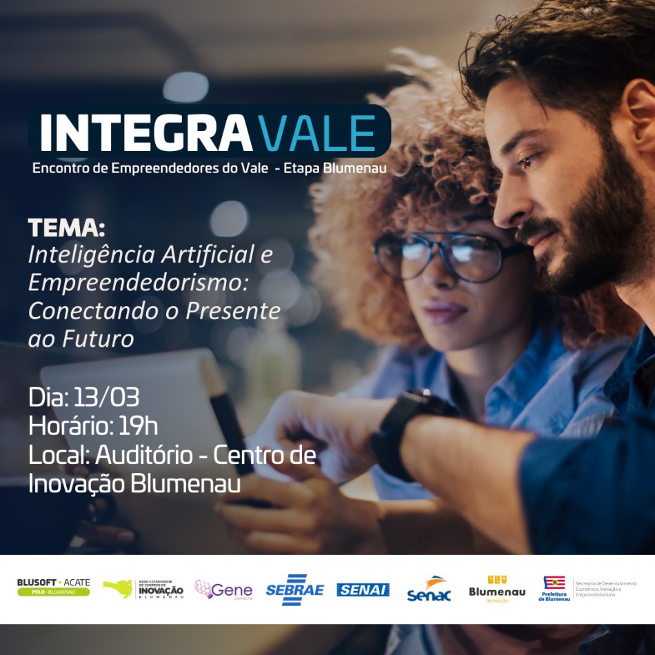 Inteligência artificial em novos negócios é o tema do IntegraVale 2024