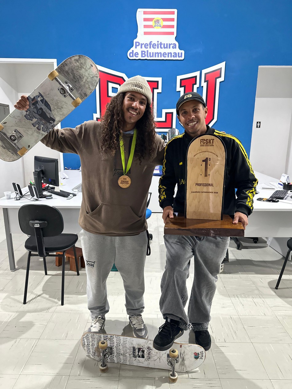 Atleta de Blumenau é campeão catarinense de skate