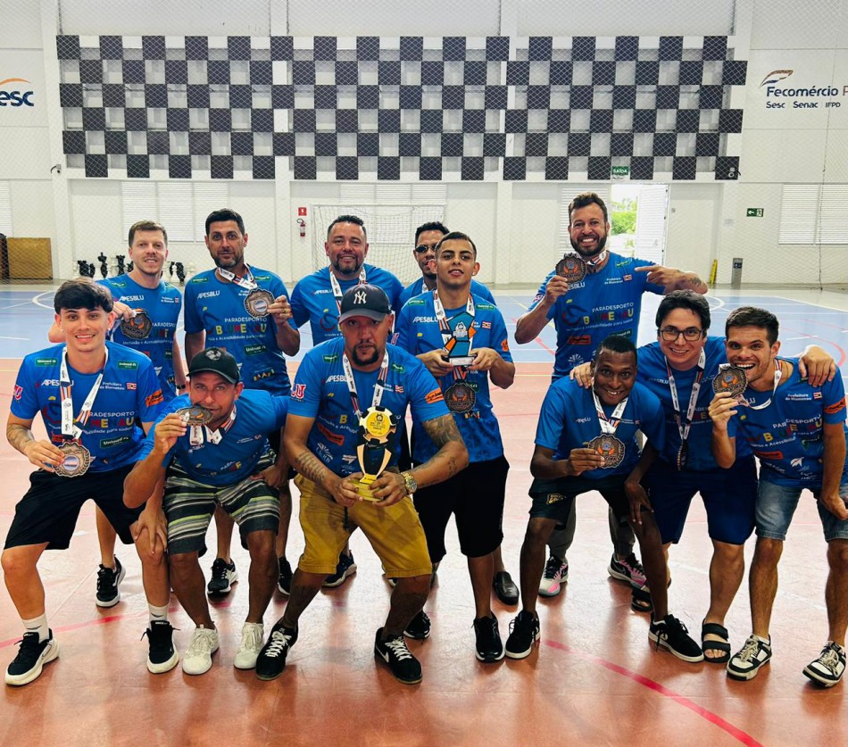 Blumenau conquista 3º lugar na ParaCopa Sesc de futebol para atletas com paralisia cerebral