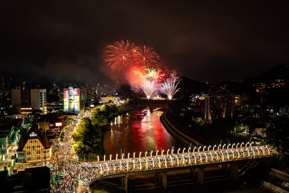 Confira a programação completa do Réveillon 2026 em Blumenau