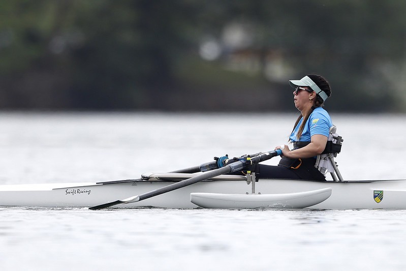 Blumenauenses conquistam três medalhas no Campeonato Brasileiro de Para-remo