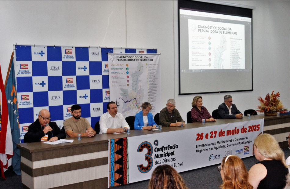 Prefeitura de Blumenau promove a 3ª Conferência Municipal dos Direitos da Pessoa Idosa